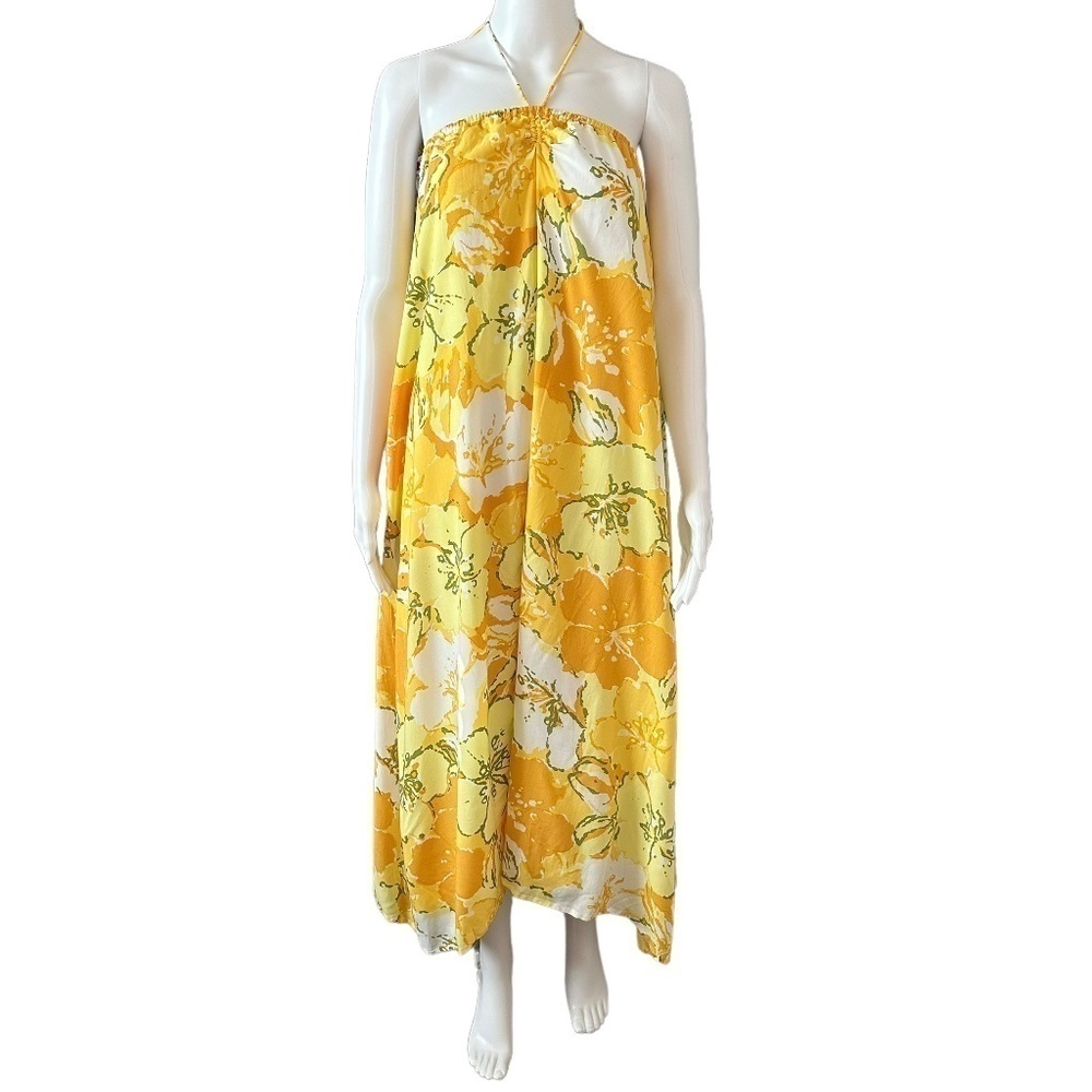 FAITHFULL THE BRAND|Womens 6 Asturias Midi Dress Loretta Floral Print Halter NEW